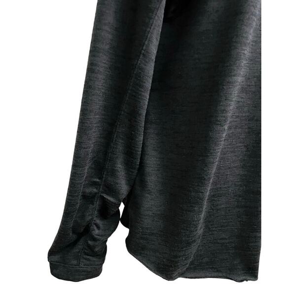 Athleta Haven II Open Front Cardigan Women’s Sz S Gray Drape Wrap Waterfall - Picture 5 of 9